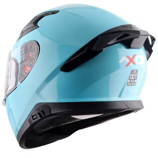 Axor Apex Hex Blue Solid Colour Helmet 4