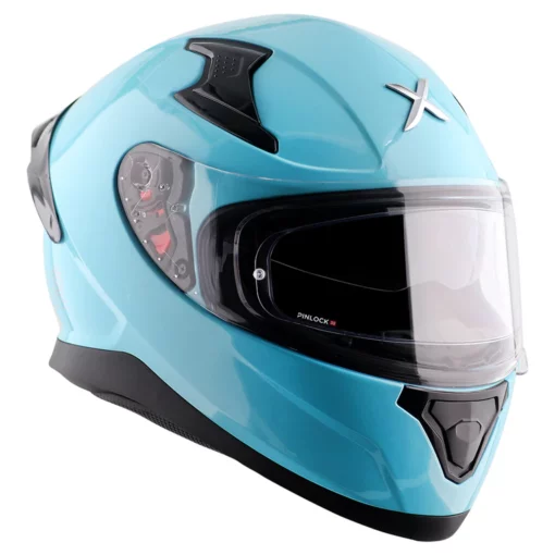 Axor Apex Hex Blue Solid Colour Helmet 8