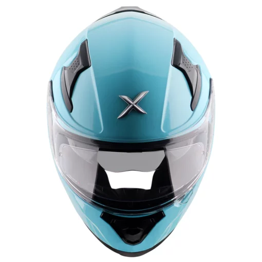 Axor Apex Hex Blue Solid Colour Helmet 9