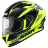 SMK Stellar Sports Adox Gloss Yellow Black Grey Helmet 1