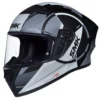 SMK Stellar Sports Faro Matte Black Grey Grey Helmet 1