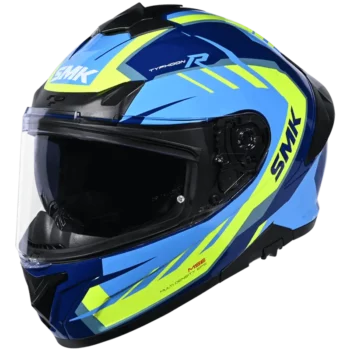 SMK Typhoon Aerot Gloss Blue Blue Black Helmet 1