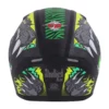 Steelbird SBA 21 DV Pantha Glossy Black with Neon Green Helmet 4