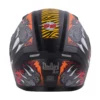 Steelbird SBA 21 Dual Visor Pantha Matt Black with Orange Helmet 5