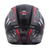 Steelbird SBA 21 Dual Visor Pantha Matt Black with Red and Grey Helmet 4