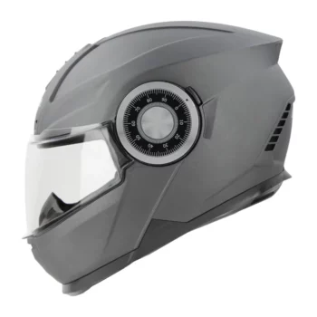 Steelbird SBH 40 Single Visor Gloss Axis Grey Helmet 2