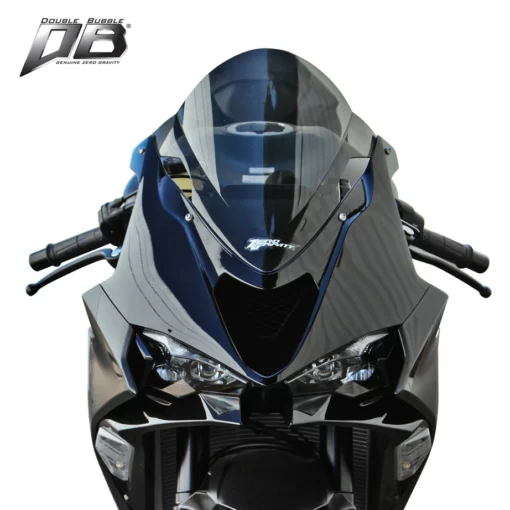 Zero Gravity Double Bubble Dark Smoke Windscreen For Kawasaki ZX6R (2024) 1