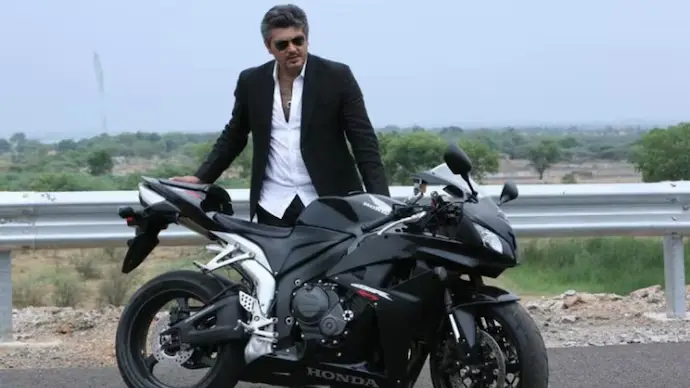 Ajith in cb 600r