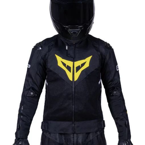 DSG GP X Black Yellow Fluoro Riding Jacket 1