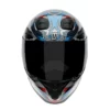 Tiivra Demon Silver Composite Fiber Helmet 2