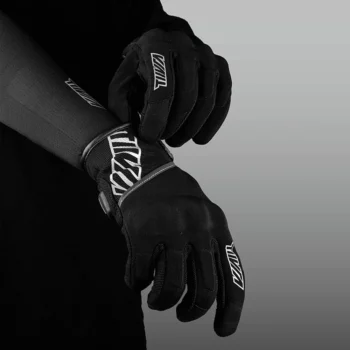 Tiivra Quick Dry Shadow Black Street Riding Gloves 2