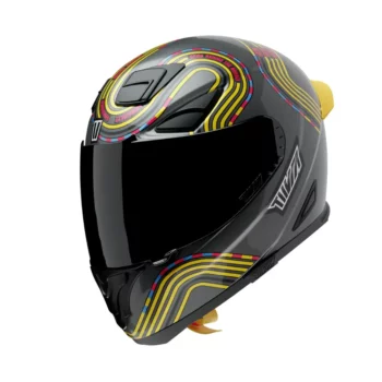 Tiivra T1 Asphalt Gray Composite Fiber Helmet 1