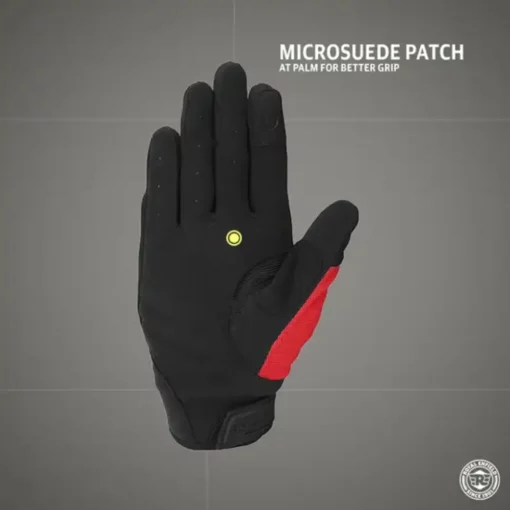 Royal Enfield Urban Hustler V2 Red Riding Gloves 4