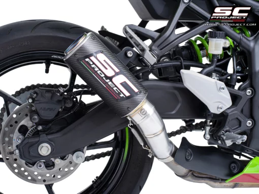 SC Project CR T Carbon Fiber Exhaust for Kawasaki ZX 4R (2024) 1