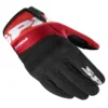 Spidi Flash KP Red Black Motorcycle Gloves 1