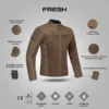 Ixon Fresh Slim Brown Riding Jacket 3