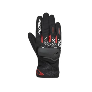 Ixon Gravel Black Red Riding Gloves 1