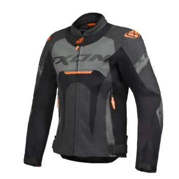 Ixon Jackal Black Anthracite Orange Riding Jacket 1