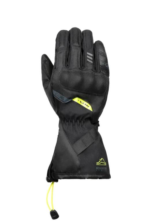 Ixon Pro Eddas Black Bright Yellow Gloves 1