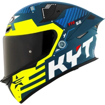 KYT TT REVO Fuselage Matt Yellow Helmet 1