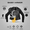 Spidi Base 1 Armor Black Jacket 3