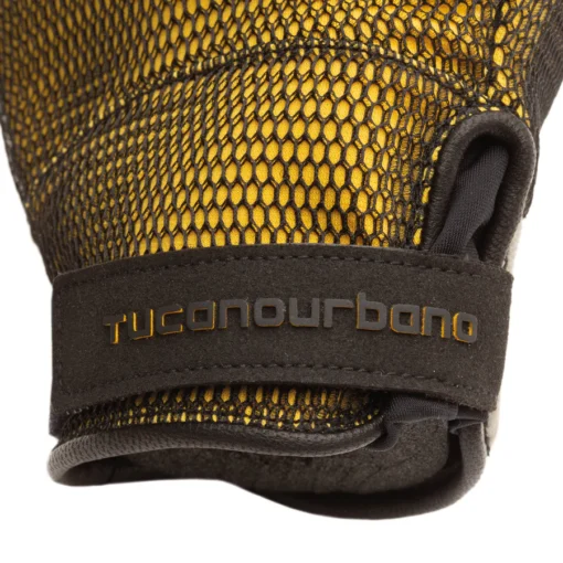 Tucano Urbano Black Yellow Eden Mesh Gloves 4