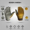 Tucano Urbano Black Yellow Eden Mesh Gloves 6