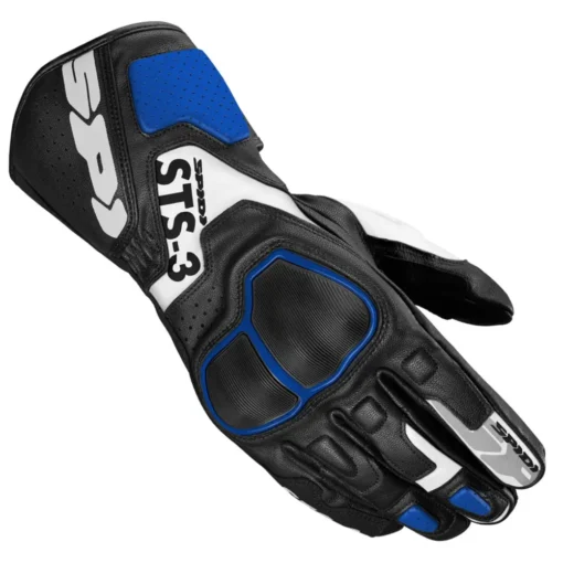 spidi sts 3 black blue gloves 1