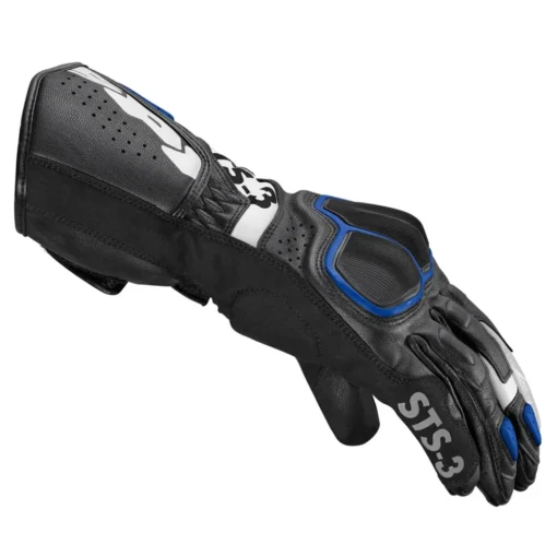 spidi sts 3 black blue gloves 2