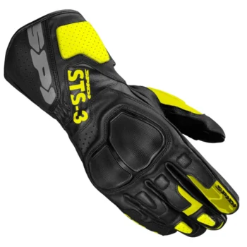 spidi sts 3 black yellow gloves 1