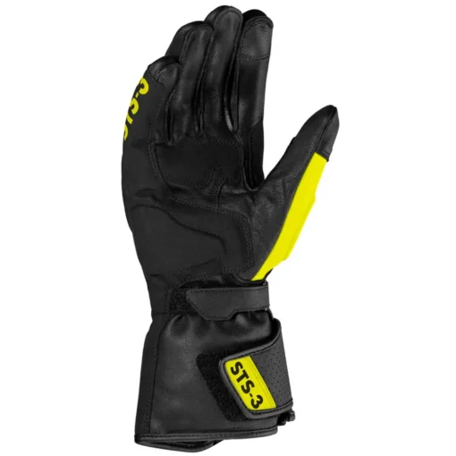 spidi sts 3 black yellow gloves 3