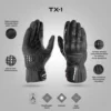 spidi tx 1 black gloves 4