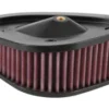 K&N High Flow Original Lifetime Engine Air Filter For Harley Davidson TOURING FLHR 1750 ROAD KING 107 (2017+) (HD 1717) 4