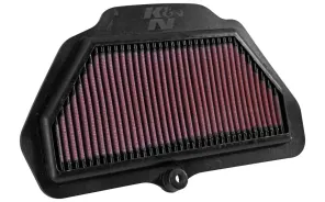 K&N High Flow Original Lifetime Engine Air Filter For Kawasaki ZX10R (2016 20) (KA 1016) 1