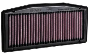 K&N High Flow Original Lifetime Engine Air Filter ForTriumph Street Triple (TB 7617) 1