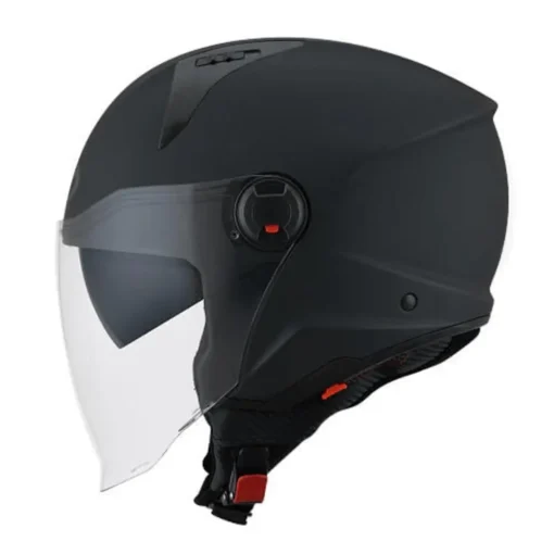 KYT D City Plain Matt Black Helmet 1