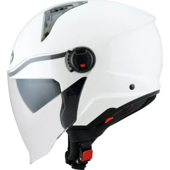 KYT D City Plain White Helmet 1