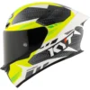 KYT TT REVO Gear Black Yellow Helmet 1