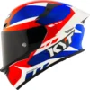 KYT TT REVO Gear Blue Red Helmet 1