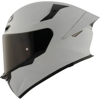 KYT TT REVO Plain Matt ASP Grey Helmet 1