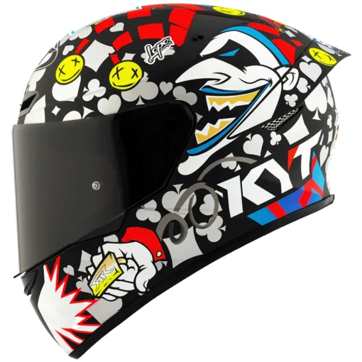 KYT TT REVO Ricardo Rossi 2022 Replica Matt Helmet 1