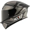 KYT TT REVO Tourist Matt Cool Grey Helmet 1