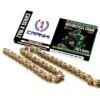 Crank1 Performance Motorcycle Chain Gold X Ring Power Sports Chain (530 PITCH ZVM X 120L GOLD) 1