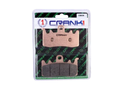 Crank1 Performance Sintered Front Brake Pads (Set of 2) for Aprilia BMW Ducati Harley Davidson Triumph (CB036) 1