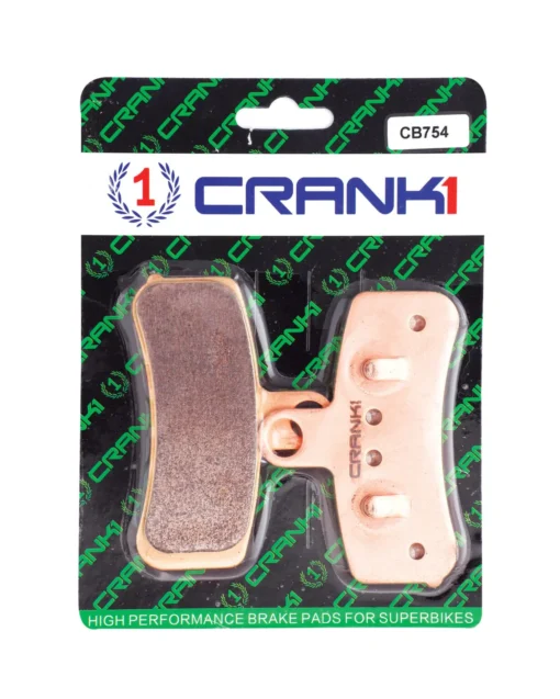 Crank1 Performance Sintered Front Brake Pads (Set of 2) for Harley Davidson (CB754) 1