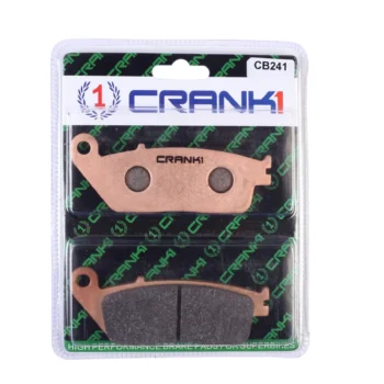 Crank1 Performance Sintered Front Brake Pads for Honda Kawasaki Suzuki Triumph Yamaha (CB241) 1