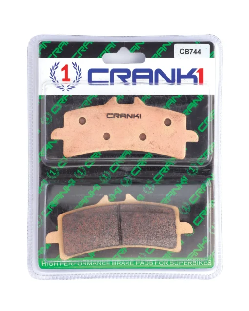 Crank1 Performance Sintered Front Brake Pads for Kawasaki ZX 10 R RR (2021 Onwards) Ducati Streetfighter V4 (2020 2022) (CB744) 1