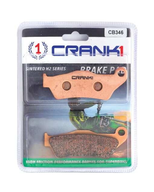 Crank1 Performance Sintered Front & Rear Brake Pads for Harley Davidson Street 750 (CB346) 1