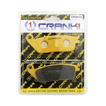 Crank1 Performnace Ceramic Front Brake Pads (Set of 2) for Honda Kawasaki Triumph (CRM651 2) 1