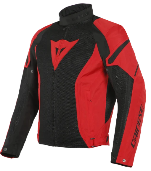 Dainese Air Crono 2 Tex Black Lava Red Jacket 1